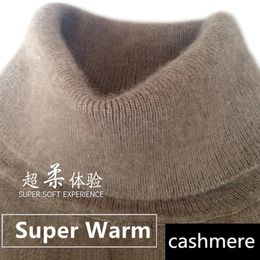Men's Sweaters Cashmere turtleneck men sweater clothes for autumn winter jersey hombre pull homme hiver pullover men high neck sweaters 231211