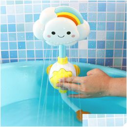 Bath Toys Baby Cloud Bathtub Showers Bathing Spouts Suckers Folding Faucet Children Cute Spray Shower Kids Gift Drop Delivery Maternit Dh8V5