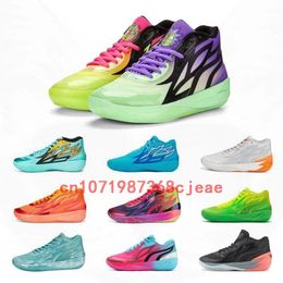 Dress Shoes Luxury Designer Lamelo Ball MB Basketball Mens MB02 2 Honeycomb Phoenix Flare Moon Jade Blue Sports 231208