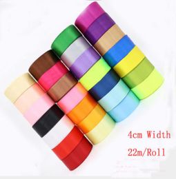 Colorful Double Sided Satin Ribbon Roll 2cm 4cm Widths Crafts Gift Wrapping Package3079998