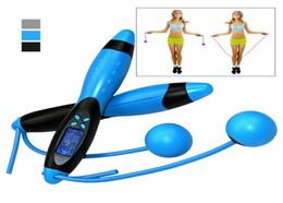 Digital LCD Jump Jumping Skipping Rope Calorie Counter Timer Gym Fitness Home7138289