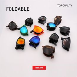 2021 new Sun glasses fashion vintage uv400 woman and men sunglasses Foldable colorful mirror designer sun Glasses gafas 50mm and 5295O