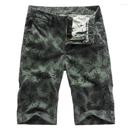 Men's Shorts Casual Men Summer Cotton Solid Fashion Slim Fit Capris Sports Large Stretch Breathable Cargo High Quality