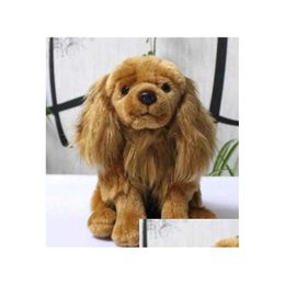 Stuffed Plush Animals Cute Cocker Spaniel Doll Soft Toy Present Childrens Birthday Gifts Toys Shops Q0727 Drop Delivery Ottcq