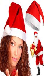 XMAS Party hats Santa Claus red cap children kids men women adults Christmas Hats Non Woven Christmas Decor Cosplay props festive 5937823