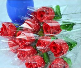 Simulation rose RED 100P 30cm118inch Silk Artificial Simulation Flower Peony Rose Camellia Wedding Christmas Wedding supplie2562625