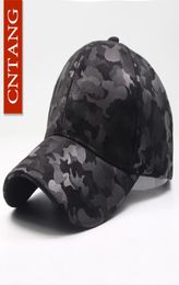 CNTANG Leather Suede PU Camouflage Baseball Cap Men Fashion Spring Hat Snapback Hip Hop Unisex Caps Adjustable Brand Casual Hats6573384