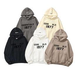 Felpe con cappuccio firmate Essetail Play Essentialclothing Lettera Essentialhoodies Maglione Sport Set classici Ess Felpe con cappuccio da uomo e da donna