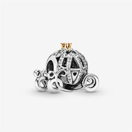 New Arrival 100% 925 Sterling Silver Exquisite Pumpkin Coach Charm Fit Original European Charm Bracelet Fashion Jewellery Accessorie329Z