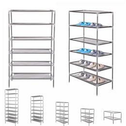 2 4 6 8 10 Tiers Non-Woven Fabric Dustproof Shoe Rack Storage Organizer Cover Cabinet Shelf Cabinet 6 12 18 24 30 Pairs 201109226e