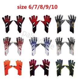 Sportbekleidungsdesigner 4MM Neue Torwarthandschuhe Fingerschutz Professionelle Herren-Fußballhandschuhe Erwachsene Kinder Dickerer Torwart-Fußballhandschuh Sporthandschuhe