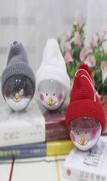 Snowman Plastic Clear Ball Hanging Party Decoration Christmas Tree Decorations Ornaments Creative Doll Home Decor Pendant4274812