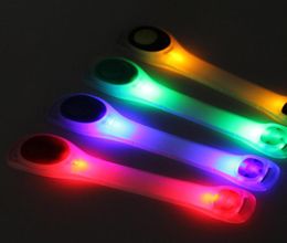Flashing LED Safety Night Reflective Belt Strap Arm Band Armband Cycling Running Sports Safety Outdoor Sports Durable 6817491