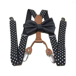 Bow Ties Men's Elastic X Band Suspenders Heavy-use Accessory For Wedding Graduation