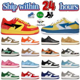 Suede SK8 Designer Fashion Bapestasss Casual Shoes A Bathing Ape Patent Leather Platform Trainers Star bapestar Star Sneakers Loafers Luxury Shoe Men Women EUR 36-47