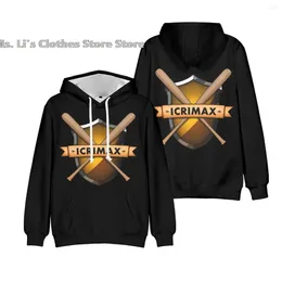 Men's Hoodies Icrimax Merch Hoodie Sweatshirts Unisex Pullover Hip Hop Streetwear Teenage Kids Clothes 2023 Outwear