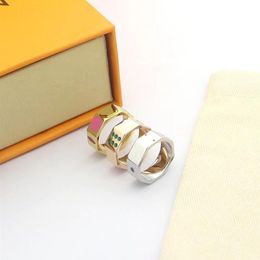 Designers Stainless Steel love Wedding dice band Ring for man women Engagement Rings men jewelry Gifts Fashion Accessories240g