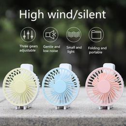 Cartoon Pocket handheld Small Fans Usb Mini- Student Dormitory Desktop Bracket Fans Portablet Table fan air conditioner179O