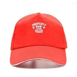 Ball Caps 2023 Property Scottish Terrier Dog Lover Funny Cute Gift Xmas Bill Hat Mens Wom