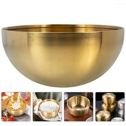 Bowls Stainless Steel Salad Bowl Multi-function Convenient Reusable Serving Rice Japanese