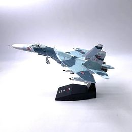 Diecast Model Jason TUTU Aircraft model Plane Russian Air Force fighter Sukhoi Su-27 diecast 1 100 scale metal Planes Drop 231208