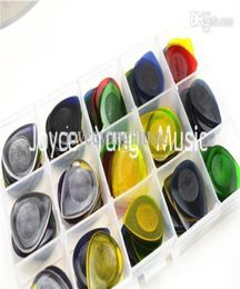 Lots of 100pcs Alice Water Drop Heavy Durable Clear Guitar Picks Electric Guitar Bass Guitar Picks With Original Box6123647