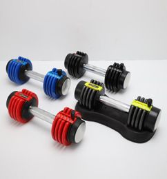 Factory Direct Detachable Dumbbell Home Fitness Adjustable Barbell Building up Arm Muscles Fitness Equipment1925307