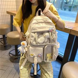 School Bags Cute Women Large Capacity Backpack Female Japanese High Schoolbag College Lady Laptop Backpacks Kawaii Girl Travel Book