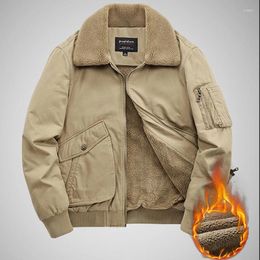 Men's Jackets Military Jacket Coat Winter Big Size Tactical Clothing Heating Casual Windbreak Overcoat Male Fleece Thick Warm Outwear