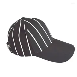 Ball Caps Baseball Hat Black White Stripe Outdoor Sports Shade Cap Women Man Fashion Street Hip Hop Hats Cotton TG0160