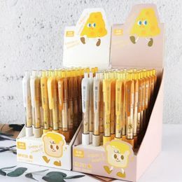 Kawaii Cheese Mechanical Pencils 0.5/0.7mm Students Automatic Office Writing Tool Stationery Press Pens Kids Gift