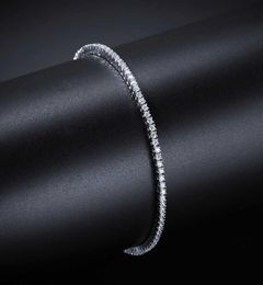 2mm5mm Cubic Zirconia Of 789 inch Tennis Bracelet Copper Jewellery WhiteGold Plated Bangle 2106092816680