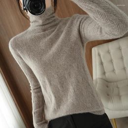 Women's Sweaters Wool Turtleneck Sweater Ladies Winter Pullover Cashmere Solid Knit Fall Fashion Women