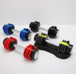 Factory Direct Detachable Dumbbell Home Fitness Adjustable Barbell Building up Arm Muscles Fitness Equipment8103867