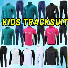 Kids child Soccer tracksuits Tracksuit Jacket pants training 23 24 Juventuses POGBA DI MARIA BONUCCI BREMER DANILO 2023 2024 CHIESA VLAHOVIC McKENNIE PELLEGRINI