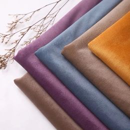 Fabric and Sewing 135M 14Colors Velvet DIY For Home Textile Clothing Throw Pillow Cover Sofa Curtain Decoration Background 231211