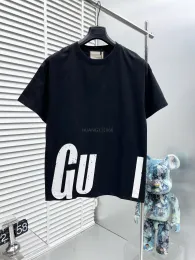 new Men's Plus Tees Polos t-shirt Round neck embroidered street pure Hip hop cotton Summer short sleeve letter big G shirt