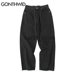Men's Pants Hip Hop Baggy Denim Pants Streetwear Heart Patchwork Black Jeans Mens 2023 Harajuku Casual Loose Elastic Waist Trousers J231208