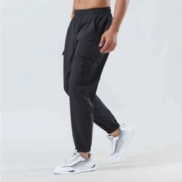 Leisure Sports Pants Men's Outdoor Quick Drying Leggings Loose Woven Foot Binding Fiess Overalls Mountaineering Clothes Workout Joggers 688s