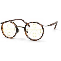 Sunglasses Pochromism Progressive Multifocal Reader See Far And Near Reading Eyeglasses Bifocal Presbyopia Men Uv400 Glasses NXSun220t
