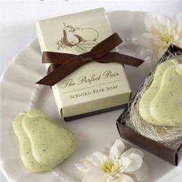 20pcs Scented Pear Soap For Wedding Party Birthday Baby Shower Souvenirs Gift Favor New2951