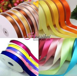 6mm51mm Width 100yards Satin Ribbon Wedding Party Festive Event Decoration Crafts Gifts Wrapping Apparel Sewing Fabric Supplies7366814813