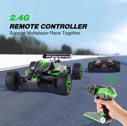 1 18 RCcar 4WD 2 4G 4CH High Speed 20KM H Scal RC Toy Rock Crawlers Double Motors Drive Buggy Toys For Boys Xmas Gifts MX2004143154812974