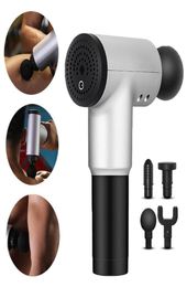 6Gear Electric Deep Tissue Pure Wave Percussion Massager Gun Handheld Body Fascia Back Massager Muscle Vibrating Relaxing Tool4599781