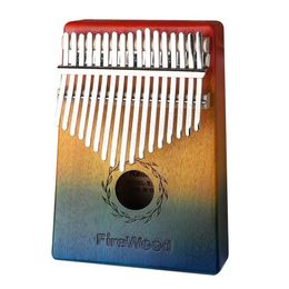 Party supplies 17 Keys Kalimbas Mahogany Thumb Piano Reed 17 Key Music Keyboard Wooden African Kalimba Finger Piano2775