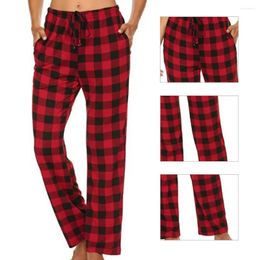 Women's Sleepwear Fashion Pajama Pants Breathable Drawstring Design Casual Pyjama Trousers Sleep Bottoms Lounge Wear