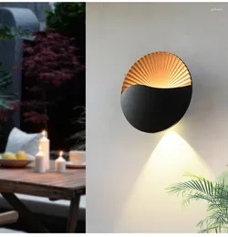 Wall Lamp Outdoor Waterproof Creative Atmosphere Bedroom Bedside Modern Simple El Lighting Lanterns