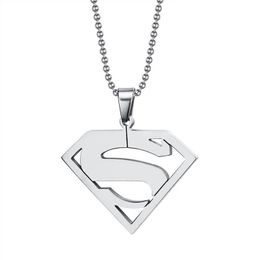 Superman pendaplated superman necklaces & pendants Jewellery for men women PN-002264v