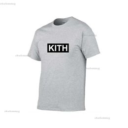 Kith Summer Fashion Running Mens T-Shirts Kith Fashion Letters Printed Tee Cool Short Sleeved Crew Neck Tees Kith T-Shirt 316