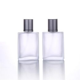 1Pcs 30 50ml Frosted Glass Refillable Spray Bottle Sprayable Empty Bottle Travel Size Portable Bottles Perfume Reuse2640
